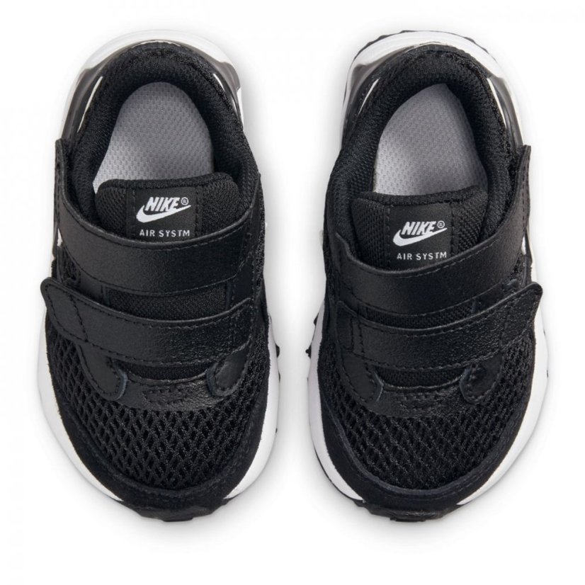 Nike Air Max System Baby Sneakers Black/White