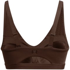 Under Armour Women's SmartForm Evolution Mid Medium Impact Sports Bra Brown
