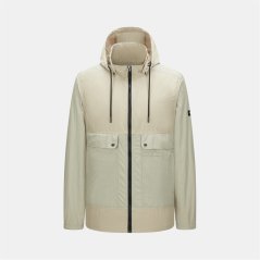 Firetrap Men's Lightweight Wind Resistant Rain Anorak Khaki