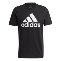 adidas Essentials Big Logo T-Shirt Black