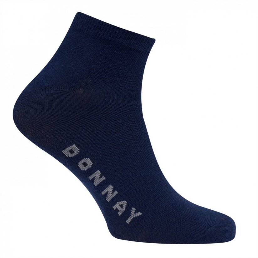 Donnay 10 pack trainer socks plus size mens Black