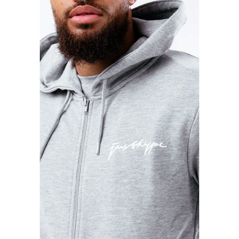 Hype Scb Zip Hood Sn99 Grey Marl