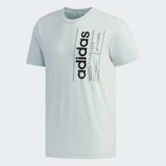adidas Mens Brilliant Basics T-Shirt Mint/Black
