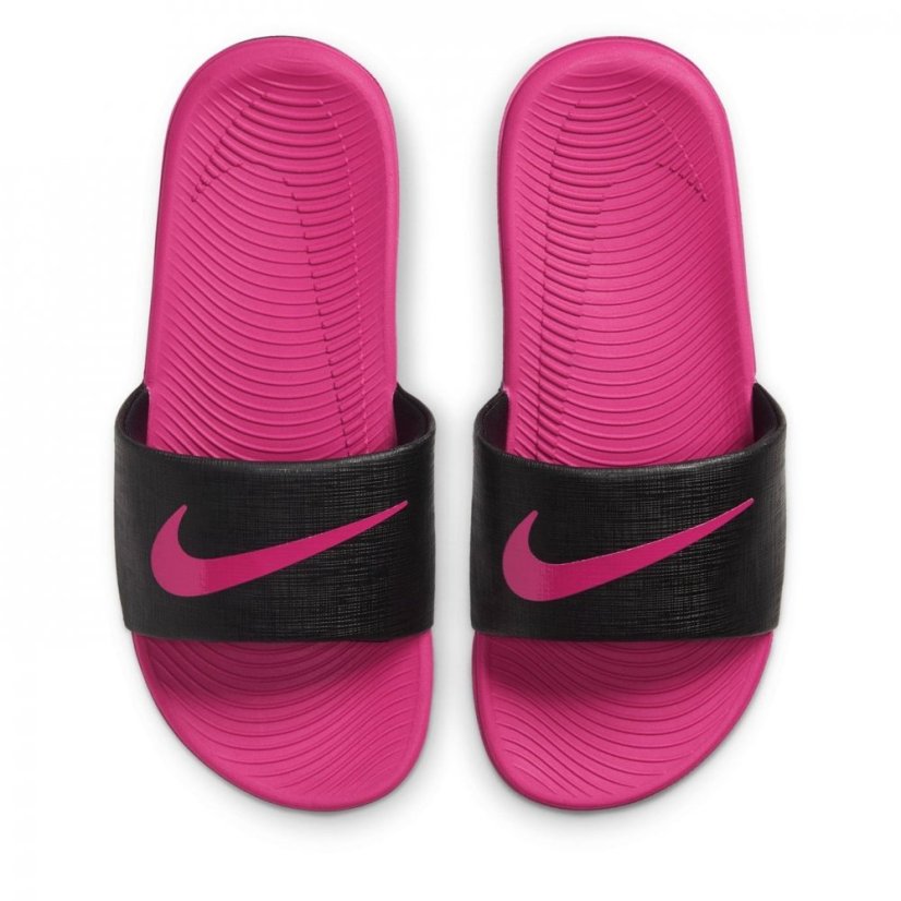 Nike Kawa Junior Slides Black/Pink