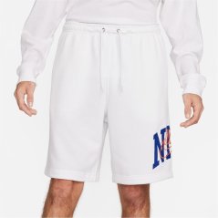Nike Club Fleece pánske šortky White/Orange