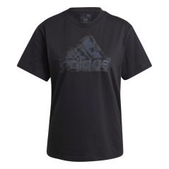 adidas Women's Fi Logo T-Shirt Black