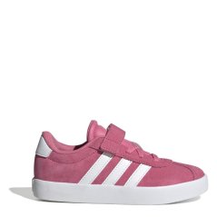 adidas Vl Court 3.0 Low Top Trainers Infants pink/white/grey
