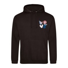 Character Disney Printed Adult Valentines Day Hoodie LOVE
