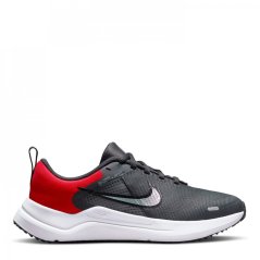 Nike Downshifter 12 Big Kids' Road Running Shoes Grey/Red