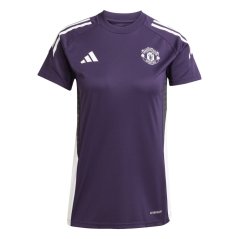 adidas Manchester United Training Top 2025 2026 Womens Purple