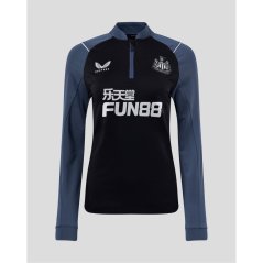 Castore Newcastle United Training Quarter Zip Top 2022 2023 Womens Ink Blue