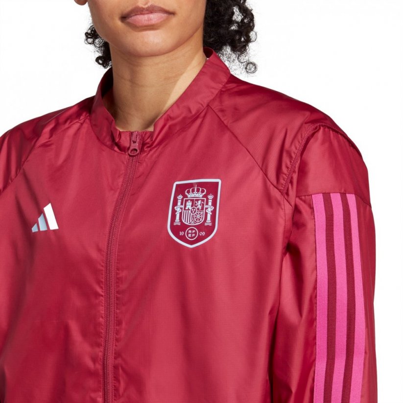 adidas Spain Pre Match Jacket 2022/2023 Womens Ruby