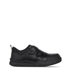 Giorgio Hook and Loop Trainers Childrens Black