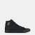 SoulCal Canvas High Trainers Mens Black/Black