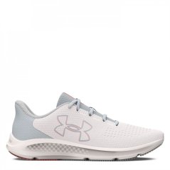 Under Armour Charged Pursuit 3 Big Logo Running Shoes White/Halo Grey