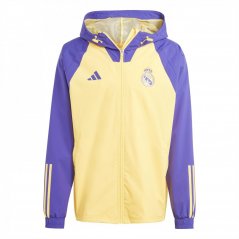 adidas Real Madrid Tiro 23 All-Weather Jacket Mens Blue