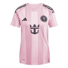 adidas Inter Miami Home Shirt 25/26 Womens Pink/Black
