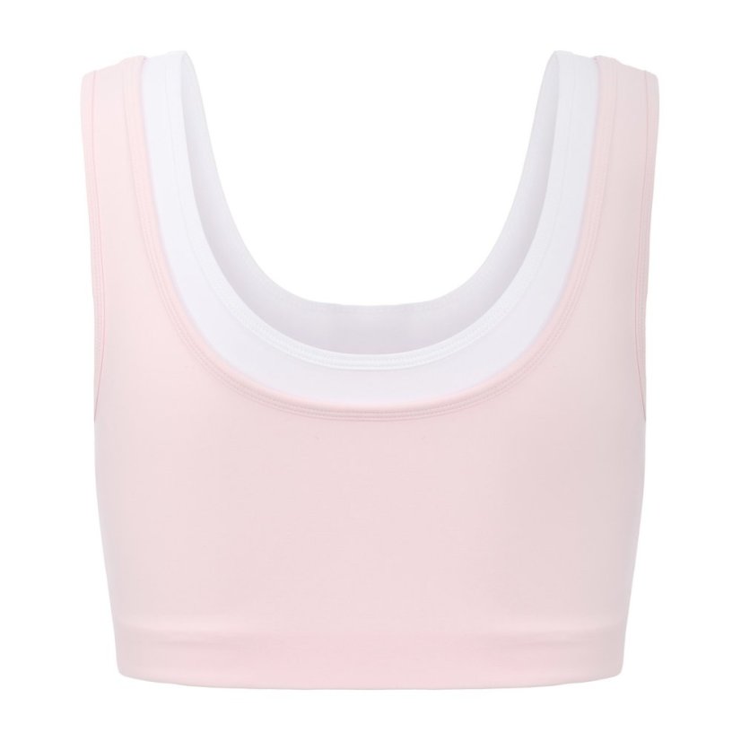 USA Pro USA Pro Mock Layer Bra womens Light Pink