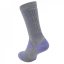 Karrimor Merino Fibre Midweight Walking Socks Ladies Grey/Lilac