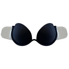 Miso Stick-On Backless Bra Black