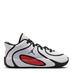 Air Jordan Kids' Basketball Trainers Wht/Red/Blk