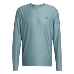 adidas Own The Run Long-Sleeve Top Mens Preloved Teal