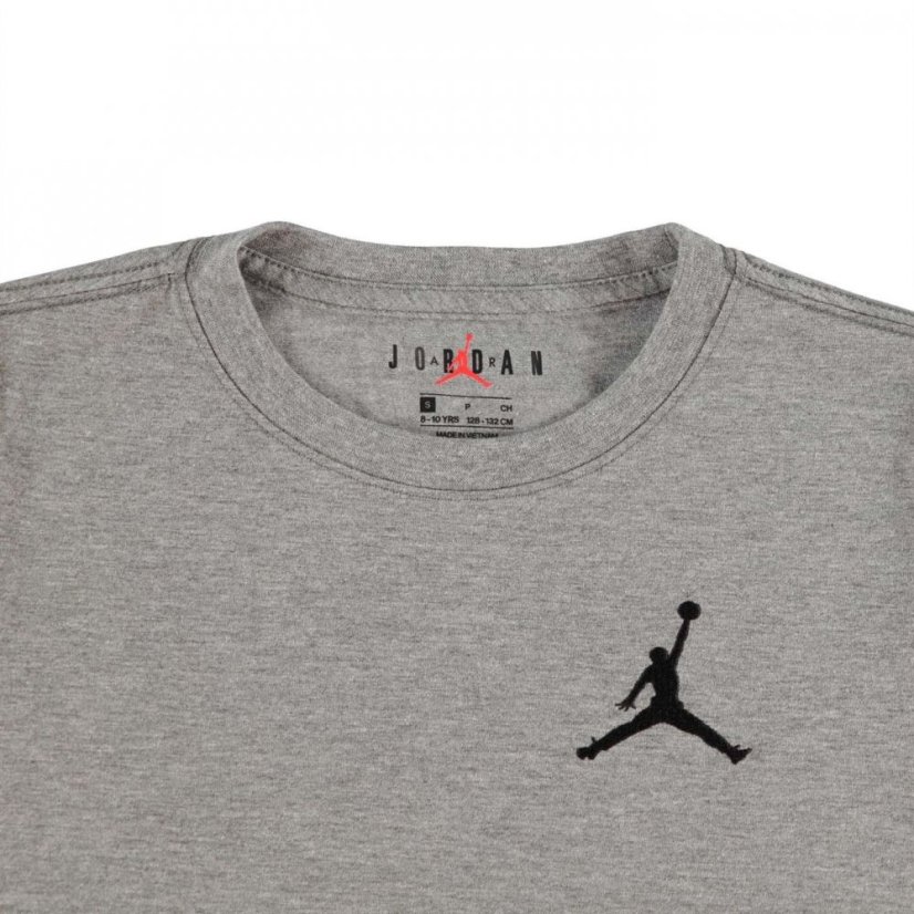 Air Jordan T Shirt Junior Boys Carbon Heather