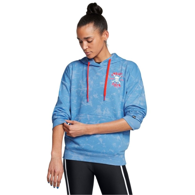 Under Armour Women's Underground Terry Performance Hoodie Blue