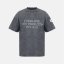 Everlast Men's NYC Logo Oversized T-Shirt Washed Grey