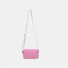 Firetrap Women's Saddle Leather Crossbody Bag Light Pink