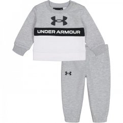 Under Armour Armour Pieced Branded Logo Hoodie Set Baby Boys Grey-KOPIE