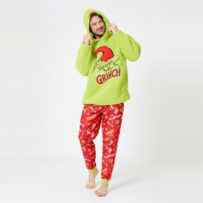 Character Family The Grinch Snuggle Hoodie PJ Green