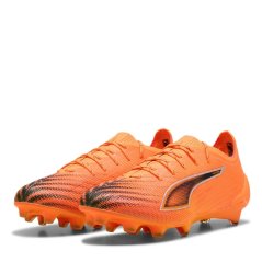 Puma Ultra 6 Ultimate Brilliance Elite Womens Firm Ground Football Boots Orange/Black