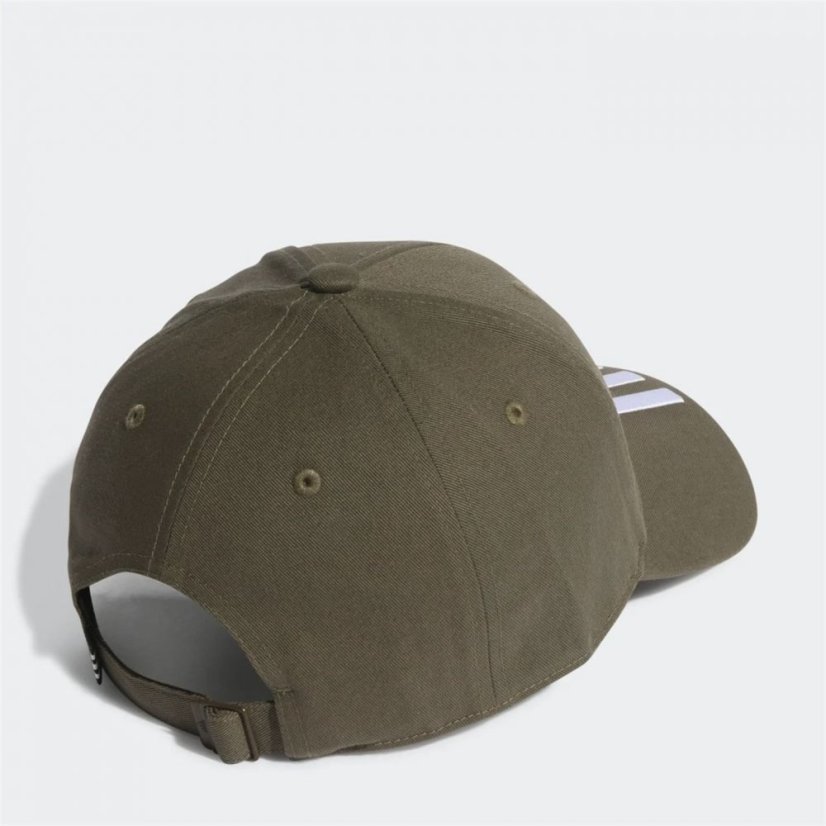 adidas 3-Stripes Cap Juniors Khaki/White