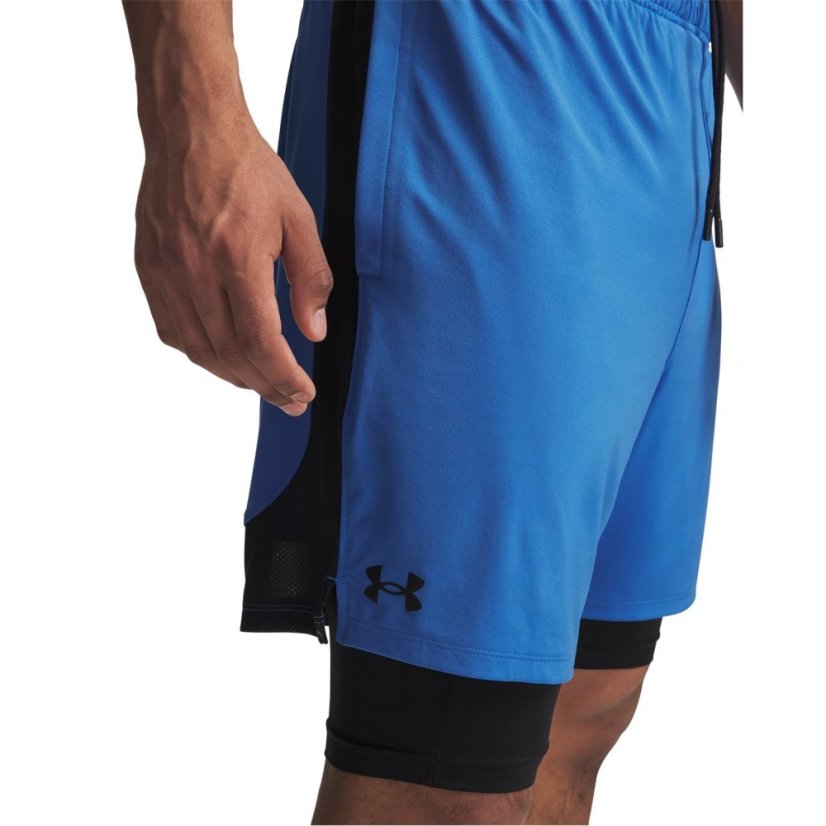 Under Armour Men's Tech Vent Performance Gym Shorts Blue Atlantis