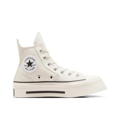 Converse Unisex Adults Chuck 70 De Luxe Squared High-Top Trainers 286-Egret/Bla