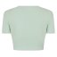 USA Pro Training SS Crop T-Shirts Womens Pistachio