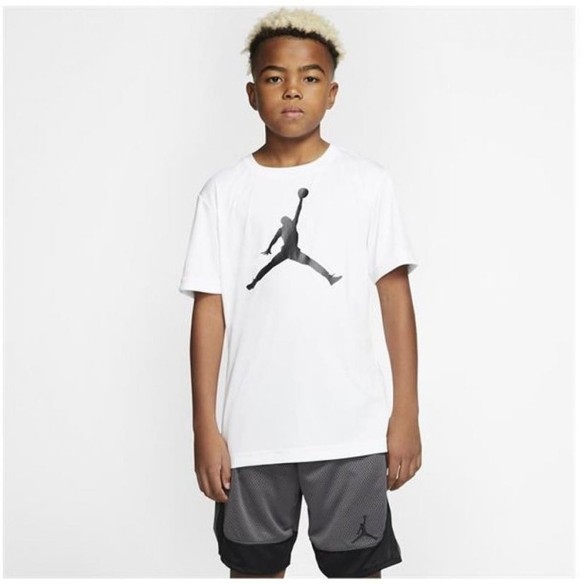 Air Jordan Dri-FIT T Shirt Junior Boys White