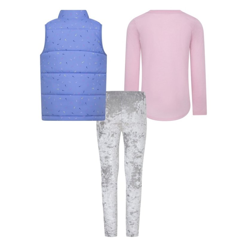 Nike Kids' 3 Pc Swooshfetti Vest Set Smoke Grey