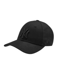 New Era 9FORTY Adjustable Cap NY Triple Black