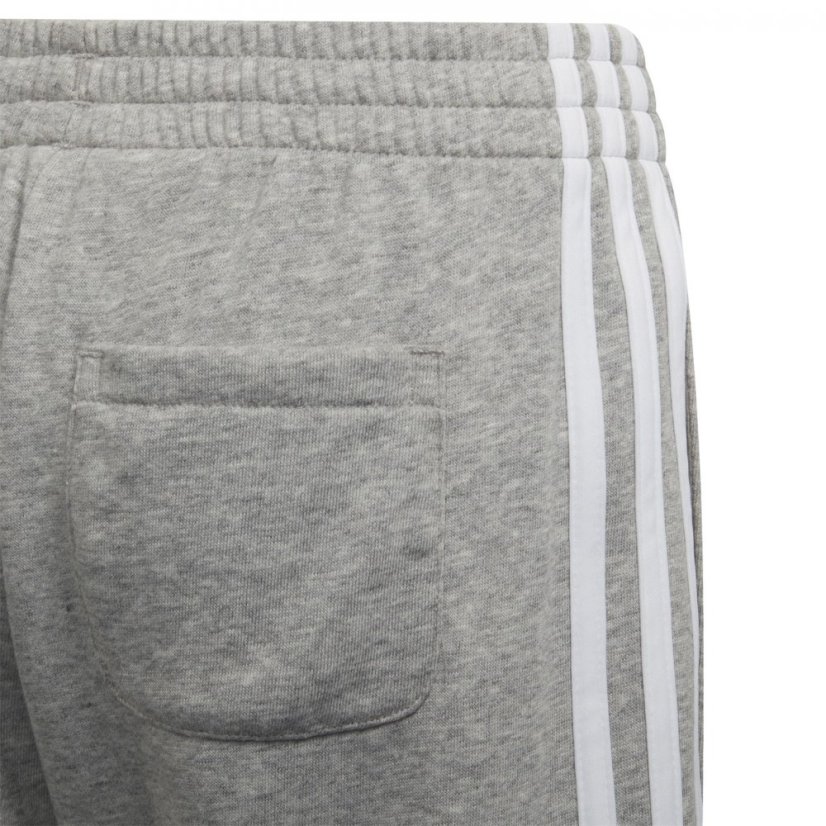 adidas Three-Stripe Essential Shorts Infant's Grey Hther/Whte