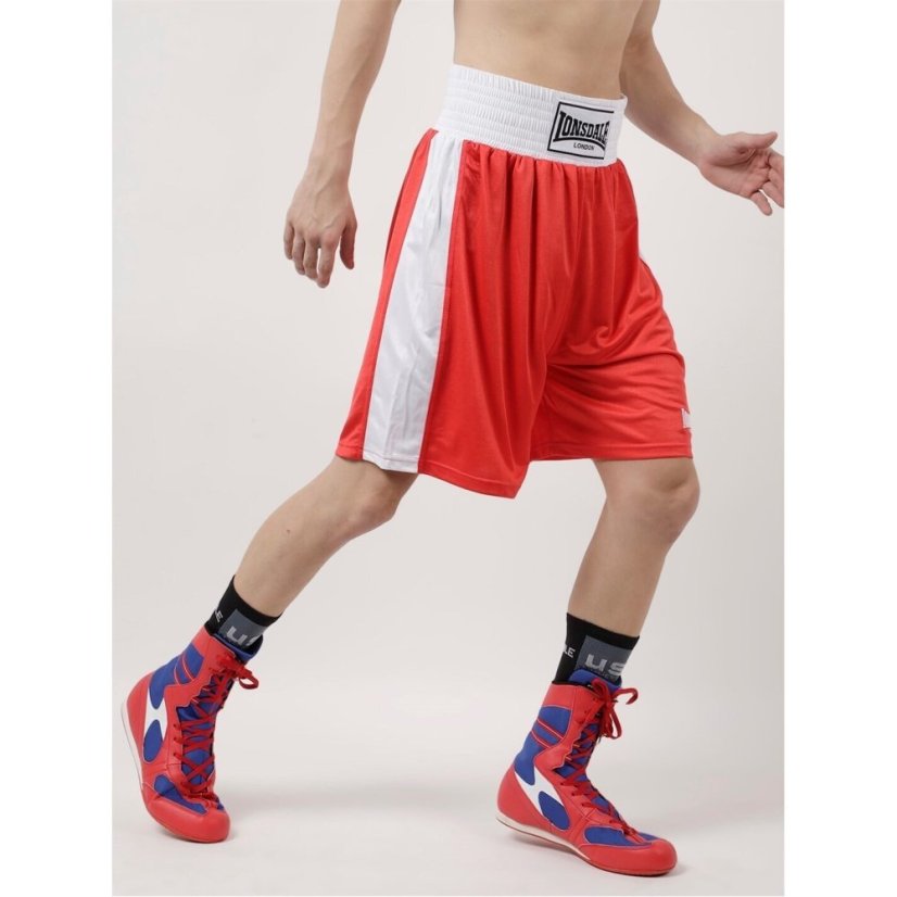 Lonsdale Boxing Shorts Red/White