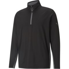 Puma Gamer quarter Zip Fleece Mens Black