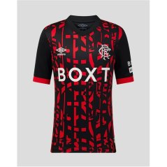 Umbro Rangers Third Shirt 2026/27 Juniors Black/Red