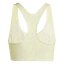 adidas Women's Non Wired Medium Impact Sports Bra Yellow