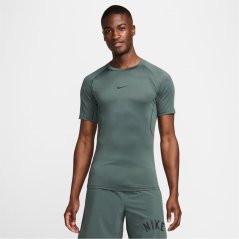 Nike Pro Men's Tight Fit Short-Sleeve Top Vintage Green