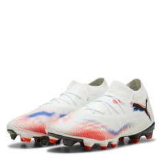 Puma FUTURE 8 MATCH Womens Artificial Ground Football Boots White/Black/Red