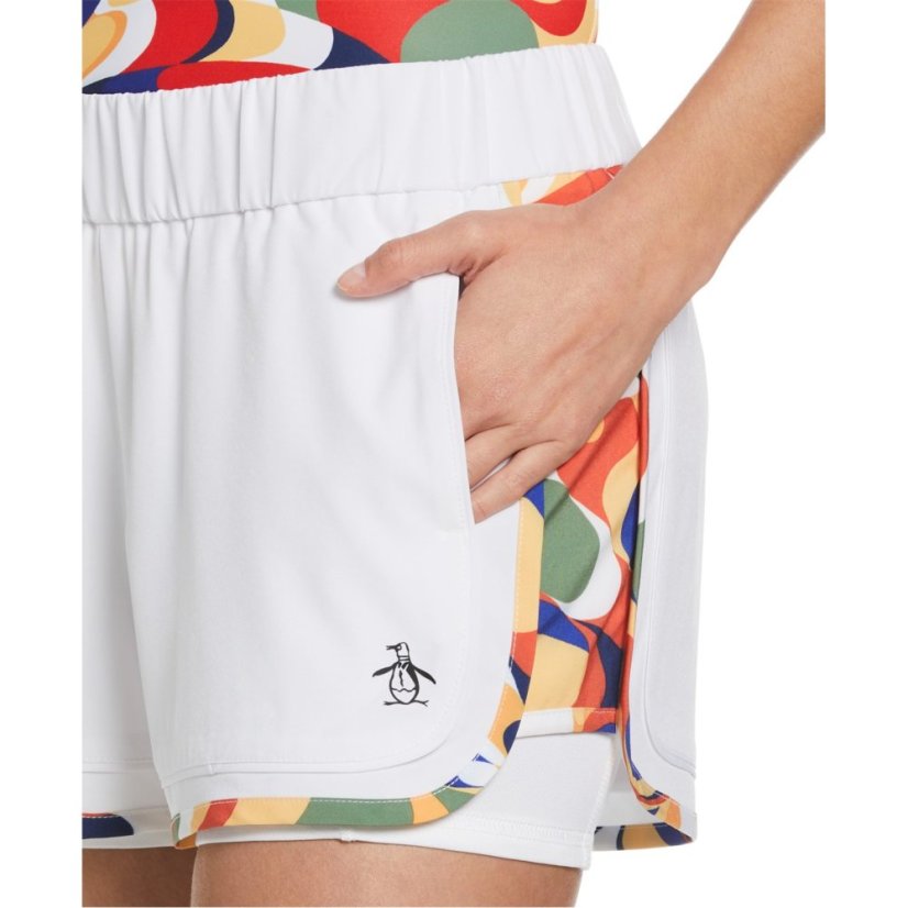 Original Penguin Tennis Short Ld99 Bright White