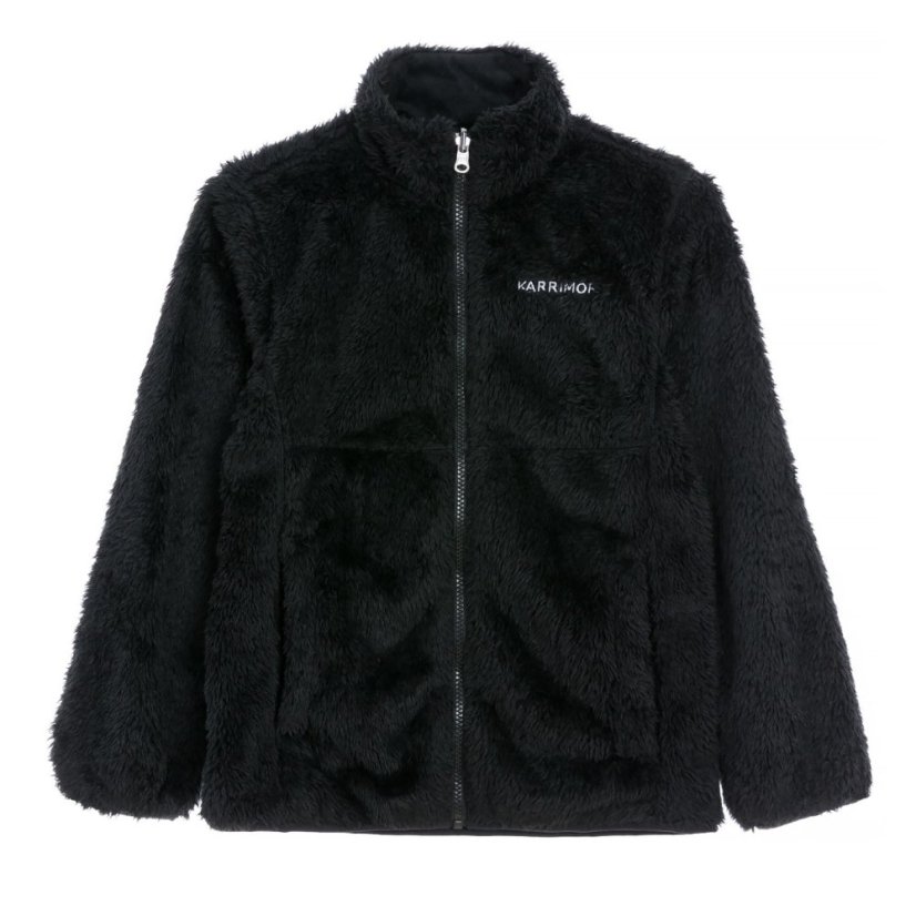 Karrimor Kids' Teddy Faux Fur Windproof Long Sleeve 3 in 1 Jacket Pink/Black
