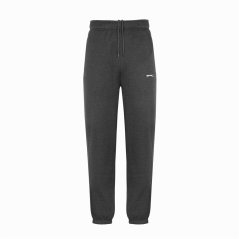 Slazenger Cuffed Fleece Jogging Bottoms Mens Charcoal Marl